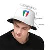 Woman Bucket Hats Italia Vocation Getaway Headwear Foldable Outdoor Sport Fishing Fisherman Hats Italy Italian Flag Bob Hat