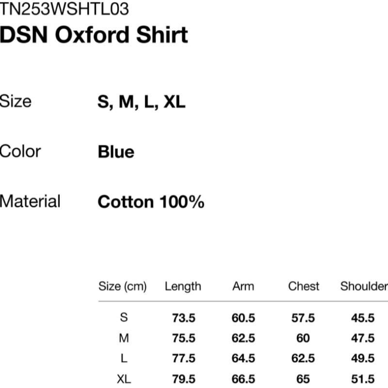 Thisisneverthat Dsn Oxford Shirt Blue