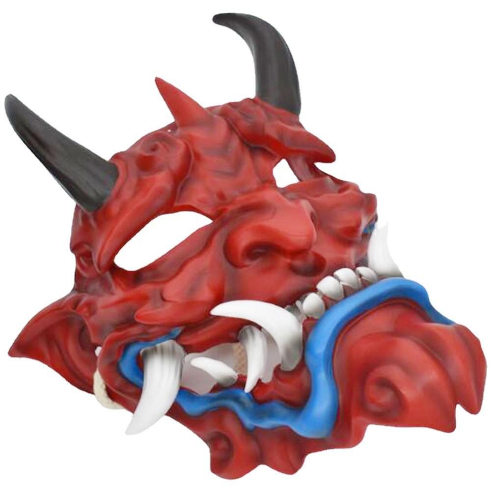 Fangs Ghost Face Mask Horror Prop Resin Decoration For Halloween Party Use