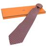 Pristine HERMES tie Pumpkin Pattern silk mens Used