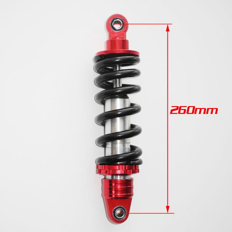 Ammortizzatore posteriore in lega di alluminio Pit bike sospensione 26cm 260mm Per BSE KAYO APOLLO Moto da cross Moto Monkey Bike motocicletta