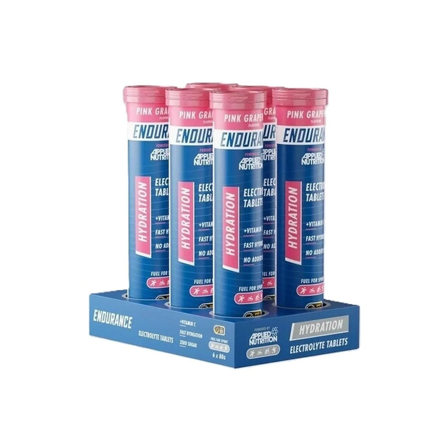 Cheap Stuff 4 All Unisex Pink Endurance Hydration Electrolyte Effervescent Tablets, Grapefruit - 6 X 20 Tabs
