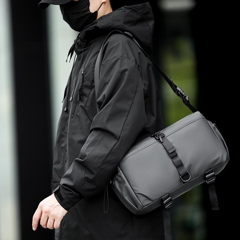 Men's Short-distance Travel Messenger Bag Business Large Capacity Messenger Bag Waterproof Shoulder Bag