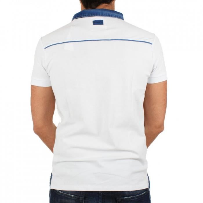 Tee shirt homme Deeluxe74 Hacien Bleu