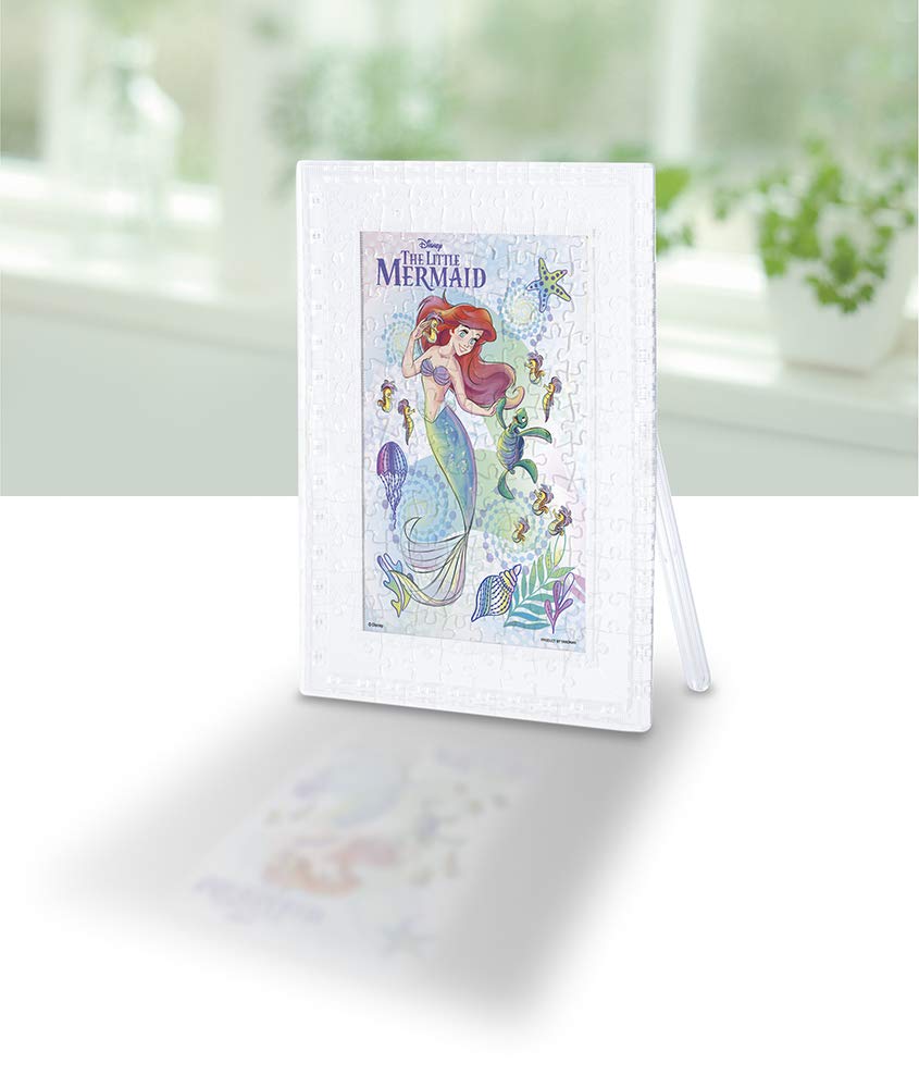 Yanoman 132-Piece Jigsaw Puzzle The Little Mermaid Beautiful Ariel [Clear Stand Puzzle] (15.8x21.4cm) 2500-40