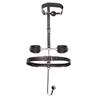 Sexual Bondage Restraint Kit BDSM Leather Thigh Sling Breast Belt Rear Handcuffs Spread Legs Slave Fetish Anal Hooks Fetish