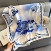 Smooth Design Satin Silk Scarf Spring Shawl Women Fashion Summer Sunscreen Beach Stole Wraps Bufanda Female Headkerchief Echarpe