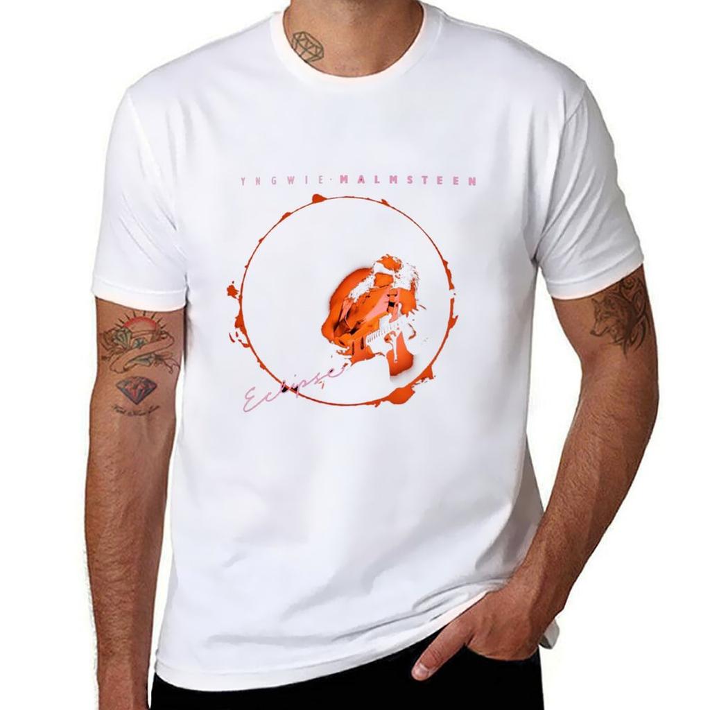 YNGWIE MALMSTEEN T-Shirt Hippie-Kleidung Vintage-Kleidung Zoll übergroß übergroßes T-Shirt Herren