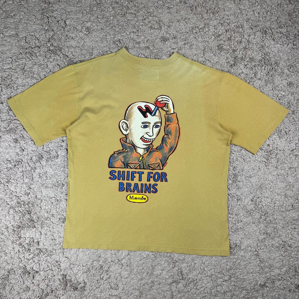 Vintage Mambo "Shift for Brains" T-Shirt/ Art tees/ Graphic Tees/ Rare Design