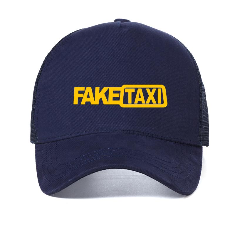 new FAKE TAXI Cap Men Hip Hop Funny Hat Cool Summer Mesh Baseball Cap for Driver Taxi gorras