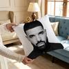 Rapper DDrake Pillowcase Pillowslip Cushion Plush Boys Girls Cartoon Anime Kawaii Decoration Kids Birthday Cute Gifts