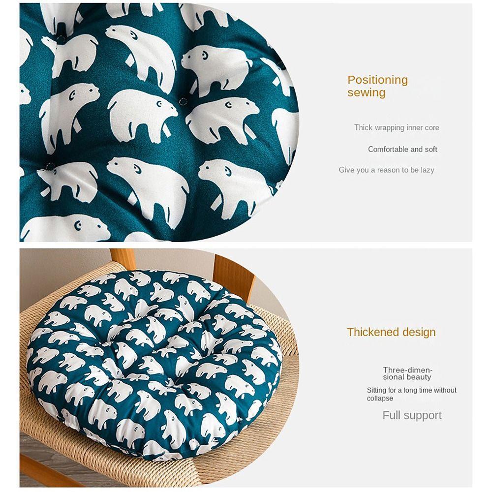 40*40cm Student Seat Cushion Thicken Round Cushion Dining Chair Cushion  Student Office Canteen