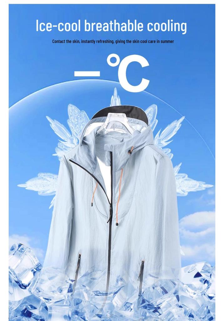 Luotuo 2026 Women's Hooded Sun Protection Jacket - Lightweight Ice Silk for Outdoor Summer Wear