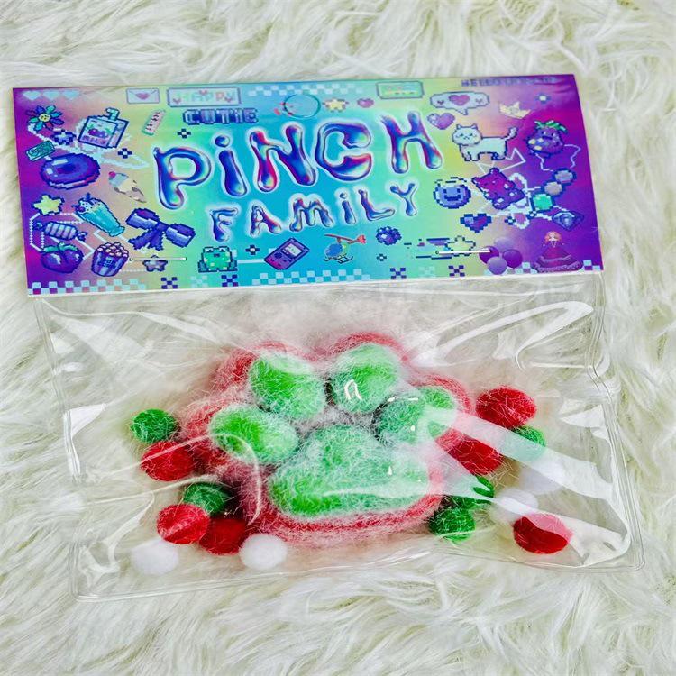 Super Soft Plush Cat Claw Blind Bag: Music Pinch Decompression Toy