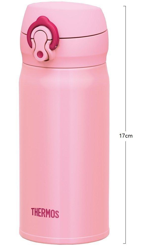 THERMOS Water Bottle Vacuum Insulated Mobile Mug Open 350ml Coral Pink CP [One-Touch Type] JNL-352