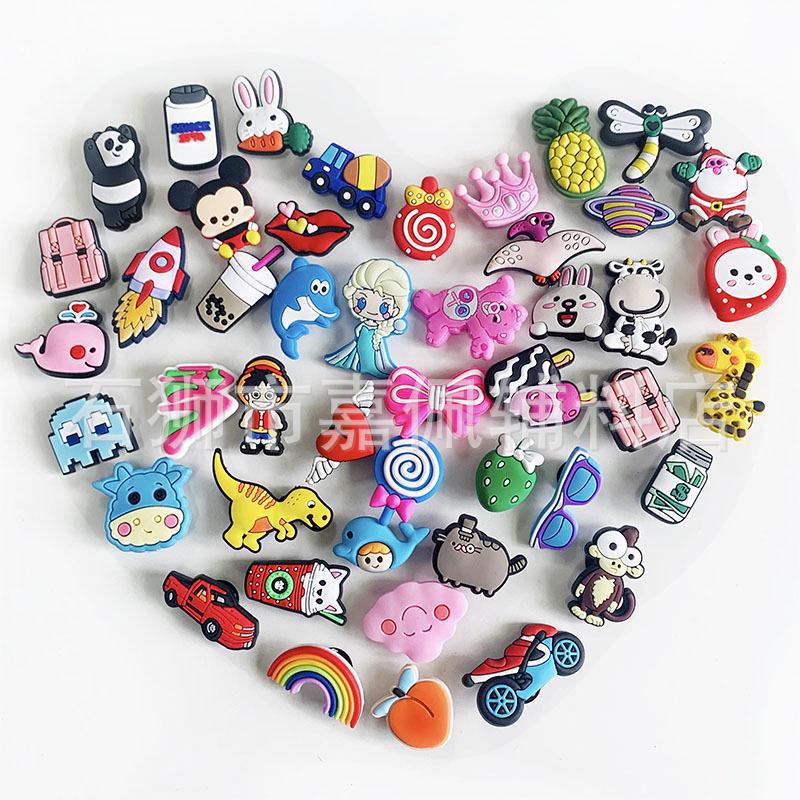 Surprise Shoe Charms: Random Style PVC Soft Rubber Accessories for Crocs