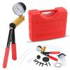 Portable Brake Bleeder Kit Durable Aluminum Manual Brake Fluid Drain Kit With Gauge 2 In 1 Handheld Vacuum Pump Kit