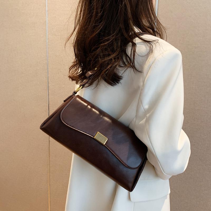 Hochwertige Modische Damen Umhängetasche, Nischen Herbst-Winter Einzel-Schultertasche Unterarmtasche