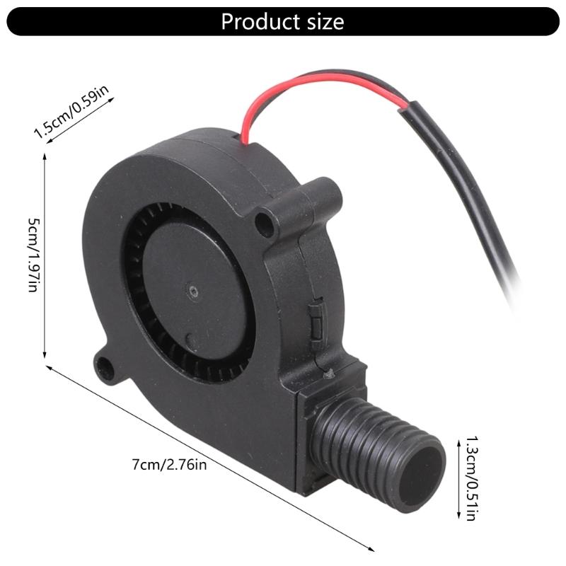 Effizienter 5V USB-Kühlventilator für Elektronik 50mm Luftgebläse 4300 U/min Leise Leistung Verbesserte Wärmeableitung