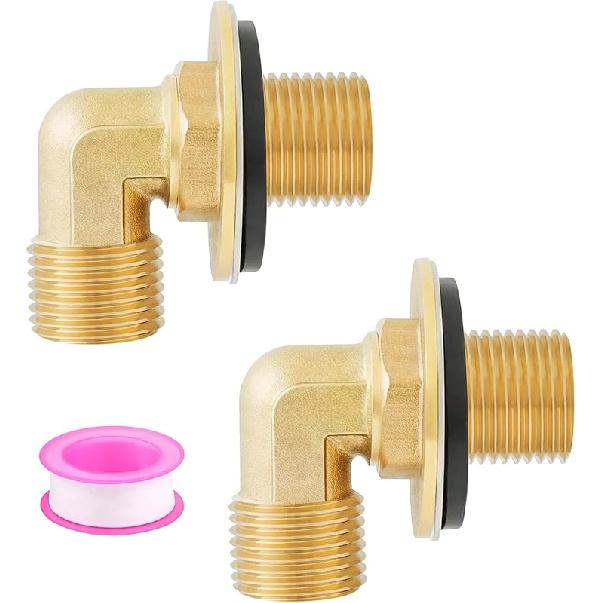 Wall Mount Commercial Faucet Installation kit,Brass 2 Pack Backsplash Mount Set for Stainless Steel Commercial Kitchen Prep & Utility Sink, G1/2 латунный