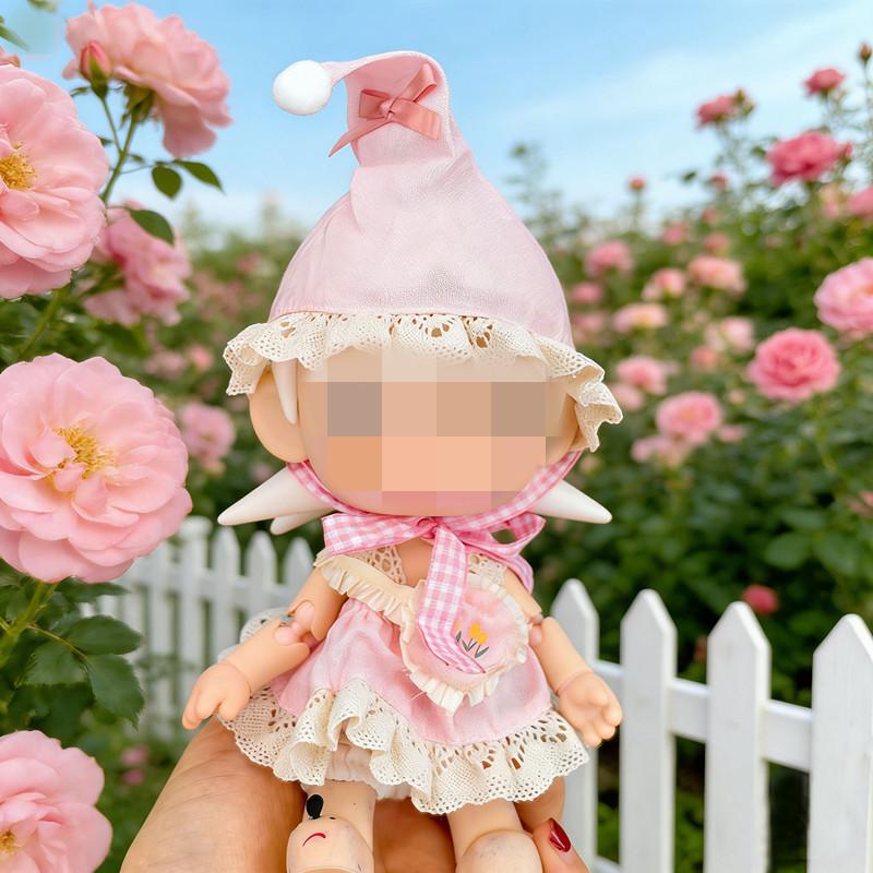 [Clothes  Only]  Attractive Spring and Summer Princess Dress for 20cm Doll, Four Seasons Fairy Four-piece Set.