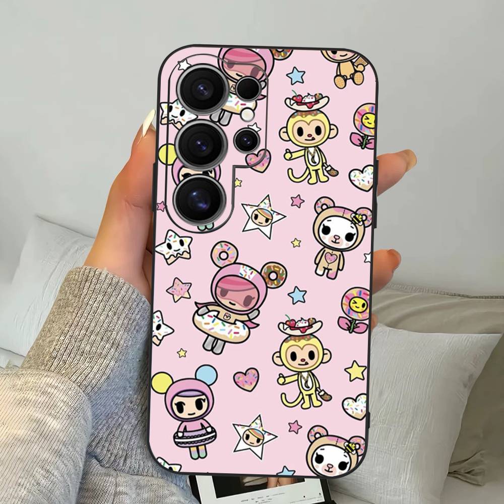 Japan Tokidoki Phone Case For Samsung S 24 Fe 25 Ultra Plus 20 Lite 21 30 22 23 24 22 Ultra 5G Fundas