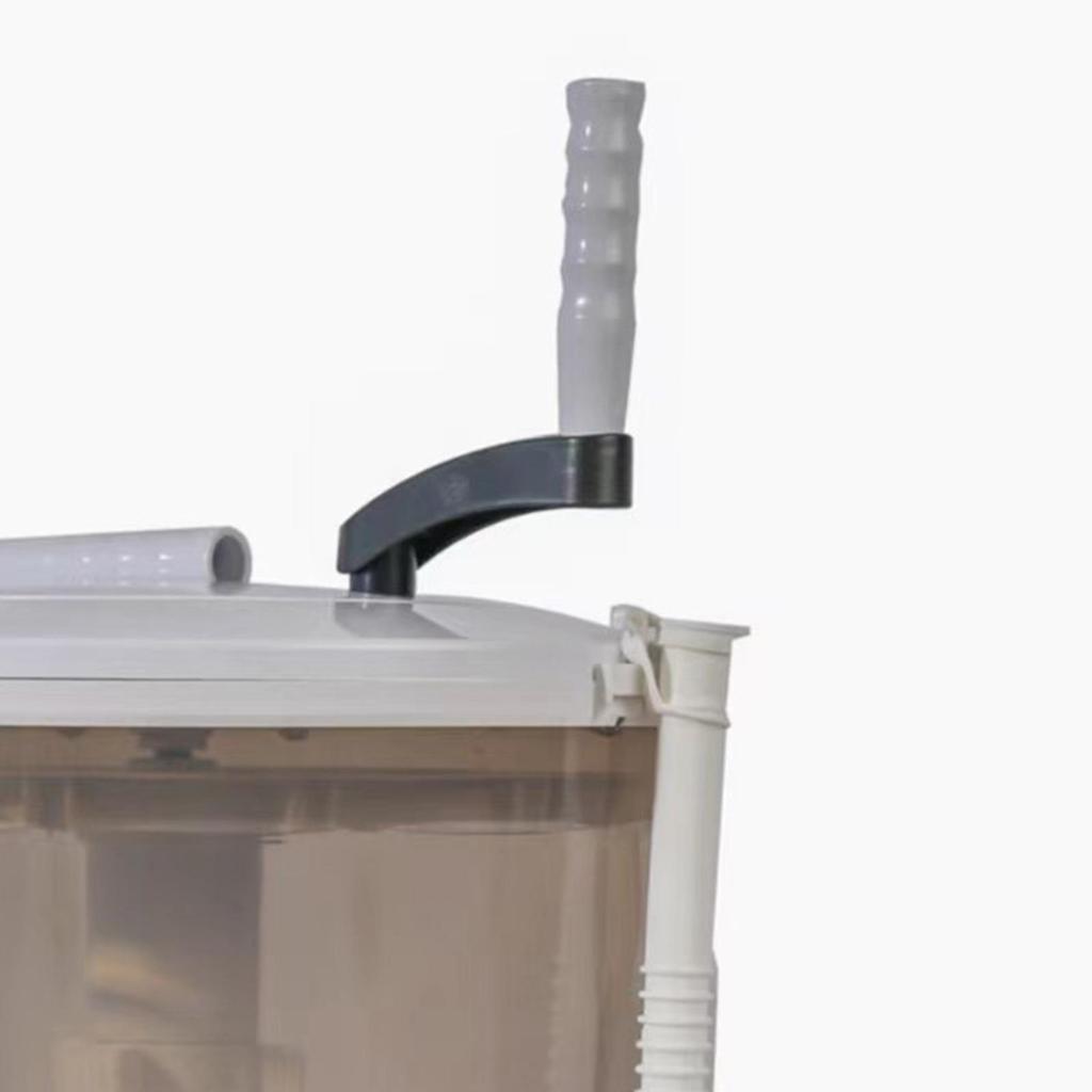 Compact Hand-Cranked Laundry System for Travel