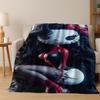 3D Sexy Hello Kitty Cat Girls Cartoon Flannel Blanket,Warm and Cozy Soft Throw Blanket for Home Bedroom Bed Sofa Picnic Cover