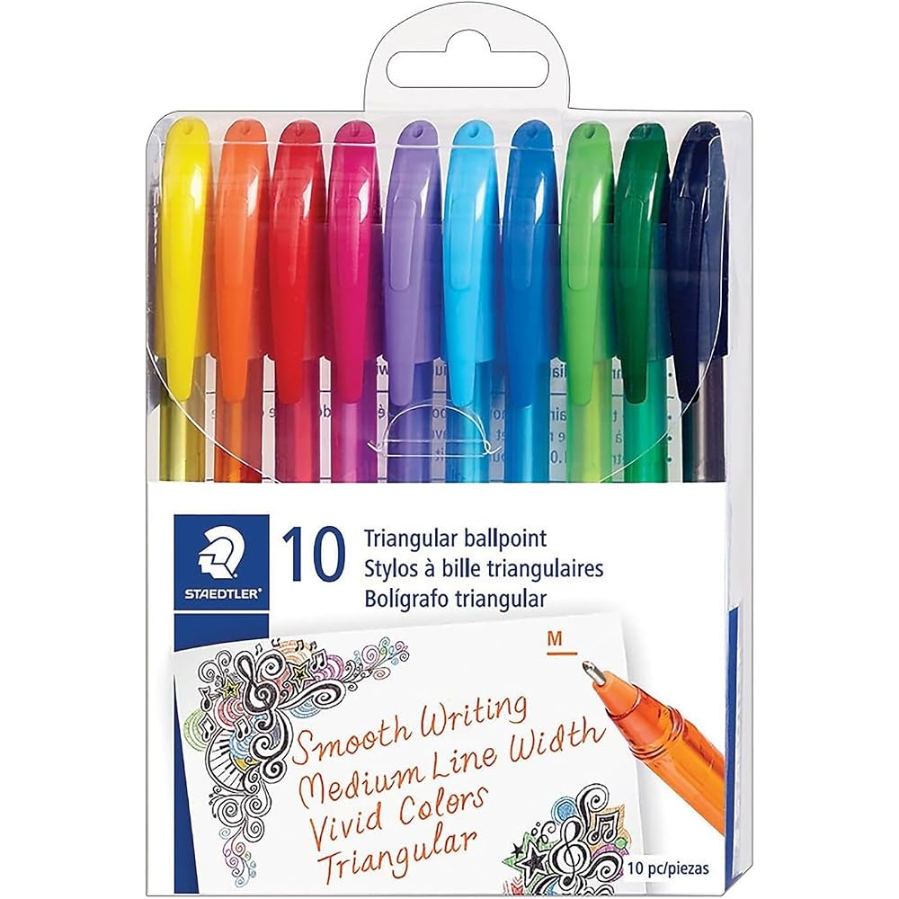 STAEDTLER (STAEDTLER) Ballpoint Pen 10 Color Set Medium Size 1.0mm Ballpoint Pen Multicolor Ballp...