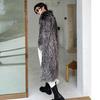 Autumn/Winter Women's Full Skin Fox Fur Long Coat Fashionable Windbreaker Slimming Design