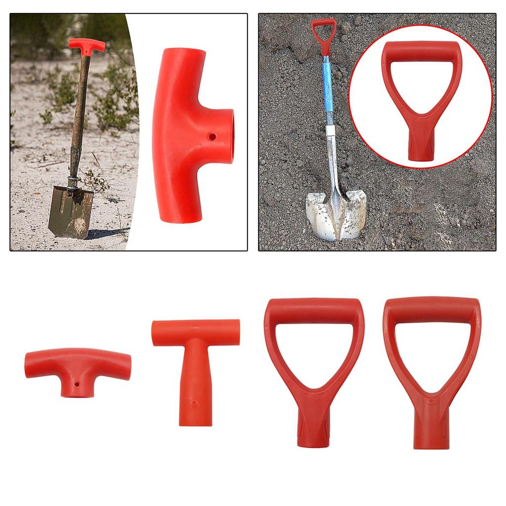 Shovel Grip Handle Long Service Life Durable Structure Snow Shovel Top Handle Spade Snow Shovel Handle for Digging Raking Tool