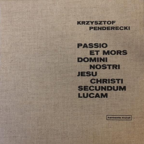 LP Record HENRYK CZYZ, DAS KOLNER RUNDFUNK SI - Penderecki Passio Et Mors Domini No HMSL31012 HARMOMIA MUNDI 1967 Germany Classical Used