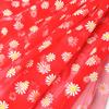 59 Zoll x 35 Zoll Tüllstoff mit Gänseblümchen-Druck für Sommer-Prinzessinnenkleider für Mädchen, Handgefertigt DIY für Vorhänge, Bekleidung, Hochzeiten, Bühnen Dekoration