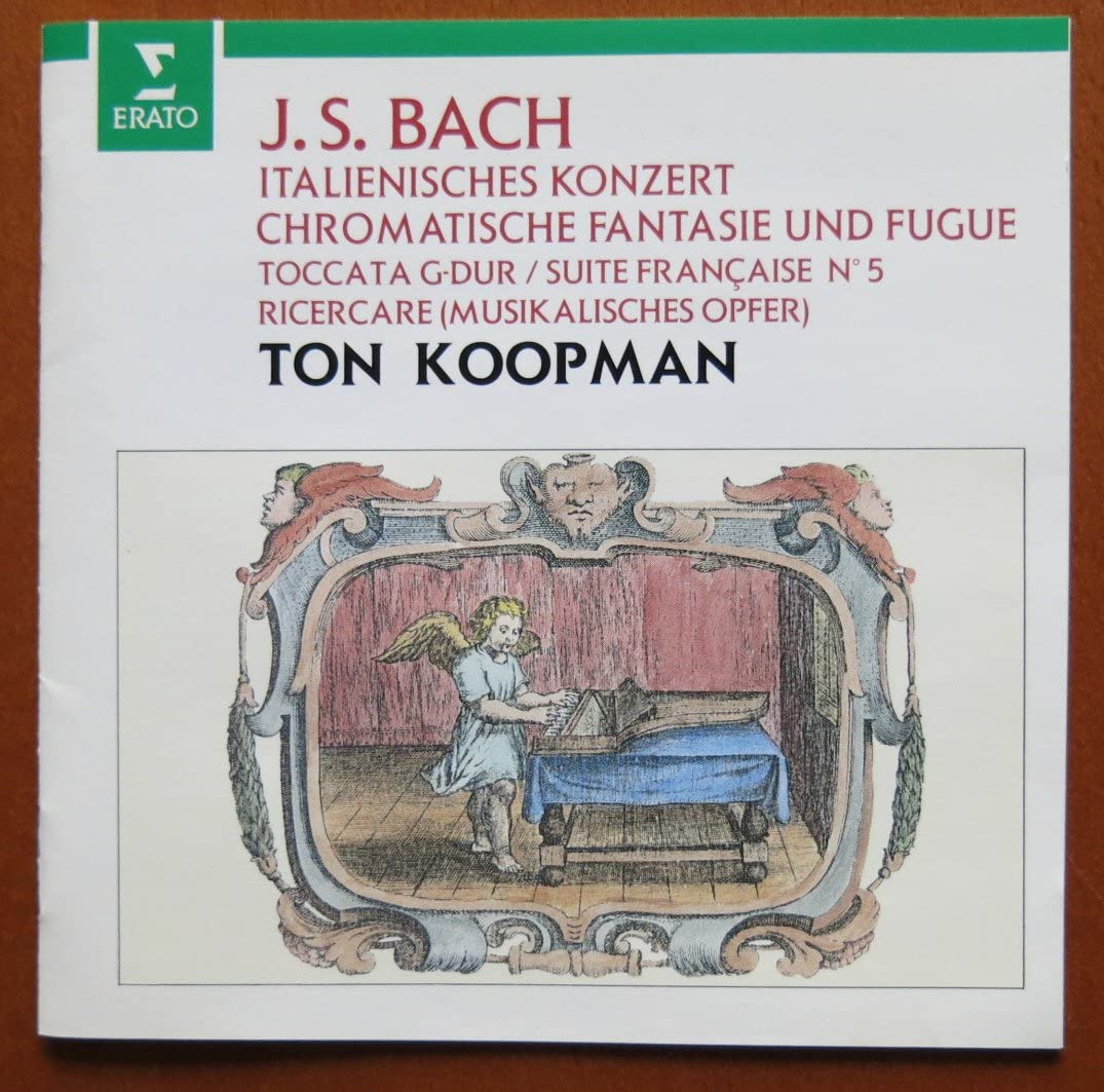 

CD KOOPMAN (TON) - Italian Concerto-Bach: Harpsichord WPCS6182 Japan Classical Used