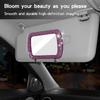 Car Sun Visor Mirror, Bling Reinestone Crystal Visor Makeup Vanity Cosmetic Mirror Clip for Women Girls, Automotive Mirror Light Sun Shading