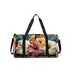 Cartoon Flower Pattern Large Capacity Luggage Bag  For Boy And Girls Best Gifts 2D Cartoon Travel Duffels Hand Bag For Children