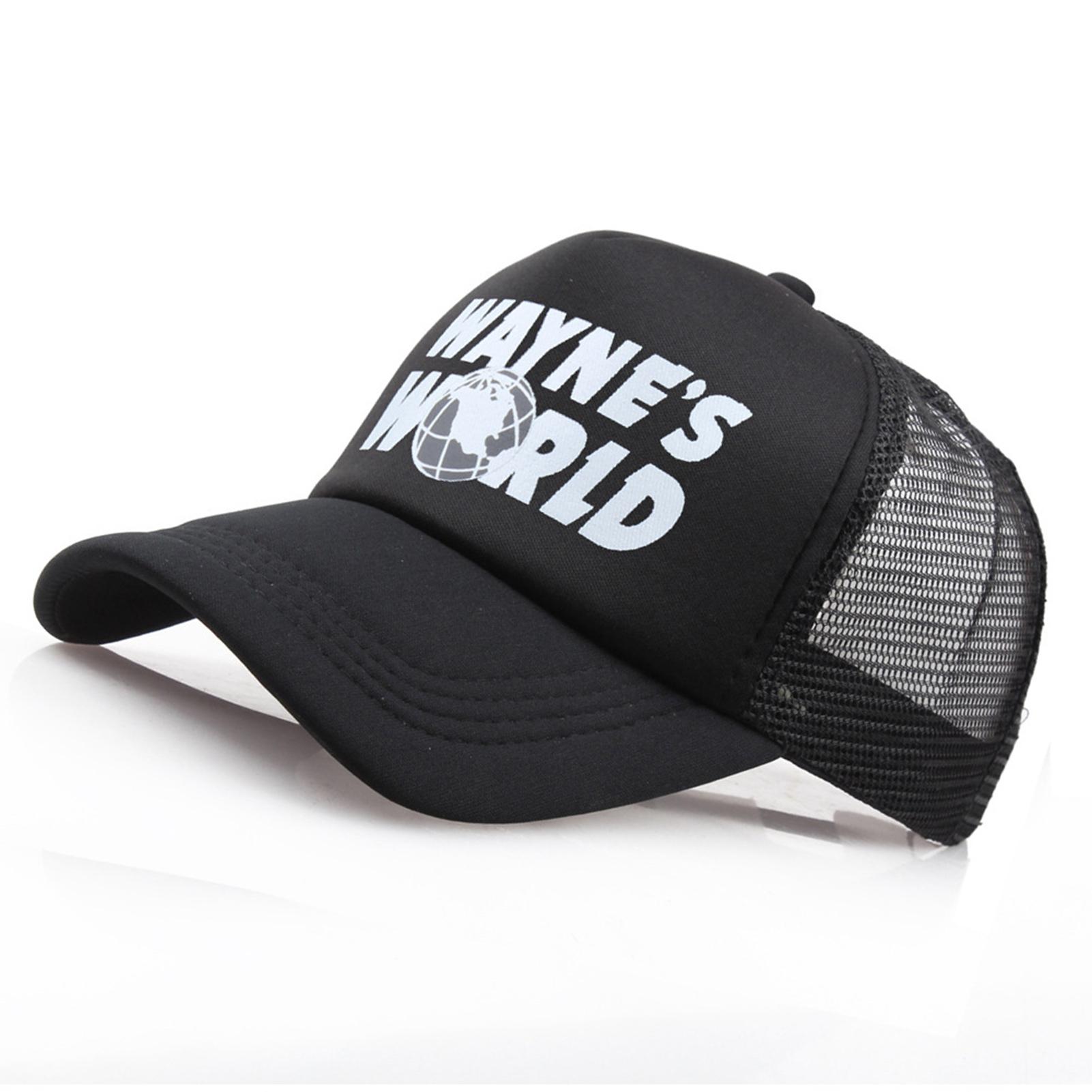 

Lanyin оптовая продажа Wayne s World кепка с козырьком солнцезащитная шляпа хип-хоп шляпа мужская и женская 58cm чёрный