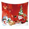 Christmas Wall Hanging Cloth Large Background Cloth Painting European and American Christmas Tree Tapestry
