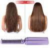 Rechargeable Lazy Wireless Hair Hot Comb 2 In 1 Fast Heating Comb Portable Hair Straightener  Women