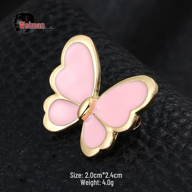 Cute Multicolor Butterfly Brooch - Versatile Accessory for Girls