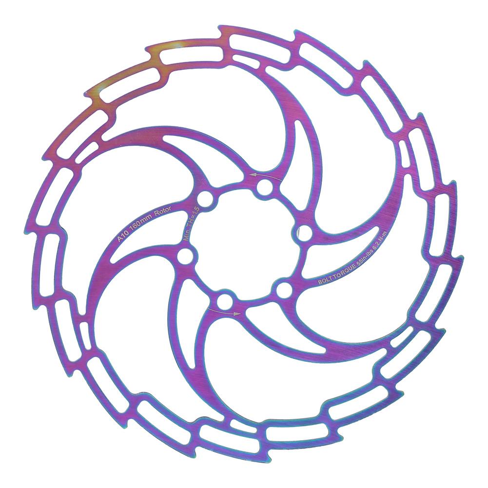 

Нержавеющая сталь гальваническое покрытие цвет ослепительный полый дисковый тормоз аксессуар 160MM