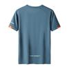 Men's Large Quick-Dry Outdoor Sports T-Shirt - Summer Short-Sleeve with Group Printing