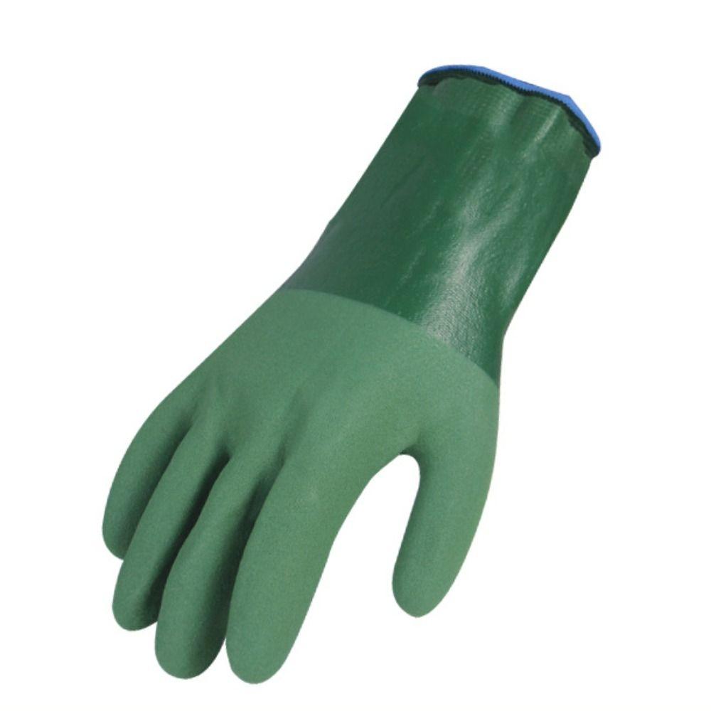 Full Palm Nitrile Gloves Thickened Chemical Proof Gloves Reusable Oil Resistant Gloves  Industrial