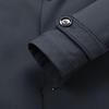 Men's Business Casual Mid-length Windbreaker Jacket