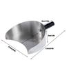 Meat Catcher Pan Heat Resistant Grill Meat Plate Handheld Portable for Kitchen Garden Outdoor Camping Campfire Party Barbecues