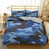 Camouflage Duvet Cover Set, Camouflage Concept Concealment Artifice Hide Force Uniform Pattern Fashion, 3 Piece Bedding Set