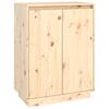 Vidaxl Shoe Cabinet, 60X35X80 Cm, Solid Pine Wood