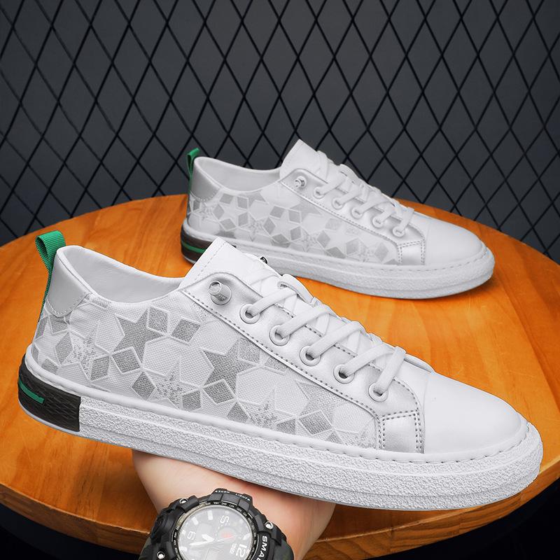 

Мужская обувь, летние дышащие новые парусиновые туфли, мужские белые туфли, модные низкие кроссовки, корейская версия универсальной повседневной обуви