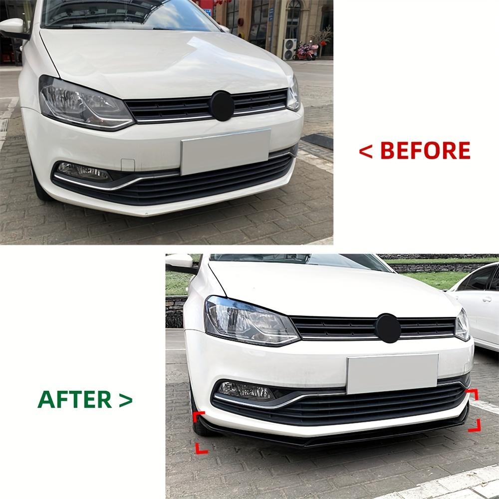 Front Bumper Spoiler Body Kit Diffuser For VW Polo 6R 6C 2009 2010 2011-2017 Front Lip Chin Splitter Protector Cover