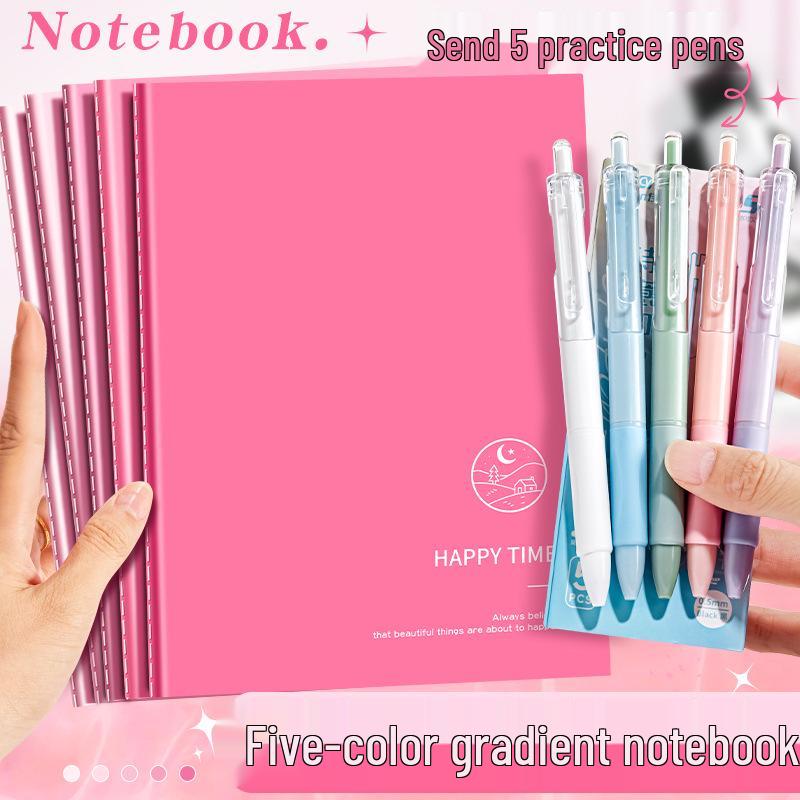 B5 Gradient Color Softcover Notebook for Junior and High School Students